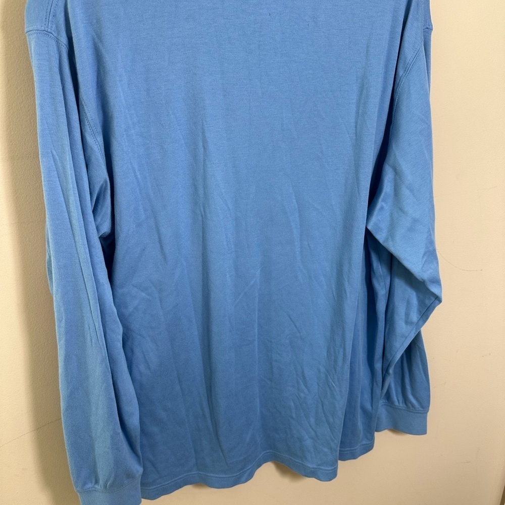 Brooks Brothers Men’s Blue medium 100% performance Pima Cotton Turtleneck - Picture 4 of 7